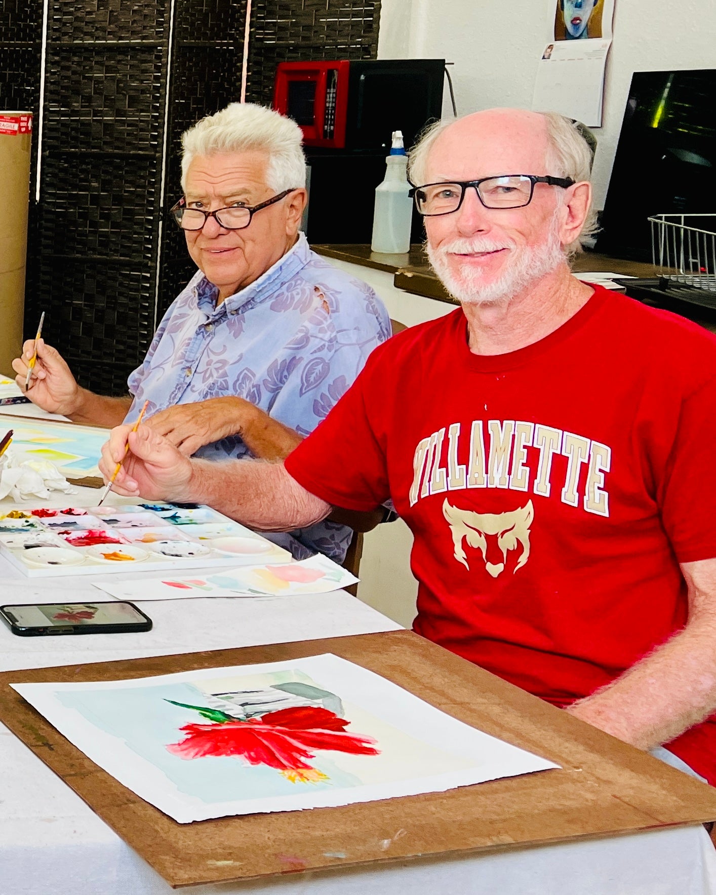ab - PAINTING THE LAND & SEA WITH WATERCOLOR - six Tuesday mornings from 9:30 to 12:00, August 11th to September 15th, 2026.
