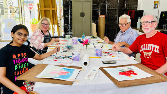 ac - PAINTING THE LAND & SEA WITH WATERCOLOR - six Tuesday mornings from 9:30 to 12:00, March 10th through April 21st, 2026. (No class on Tuesday, April 14th)