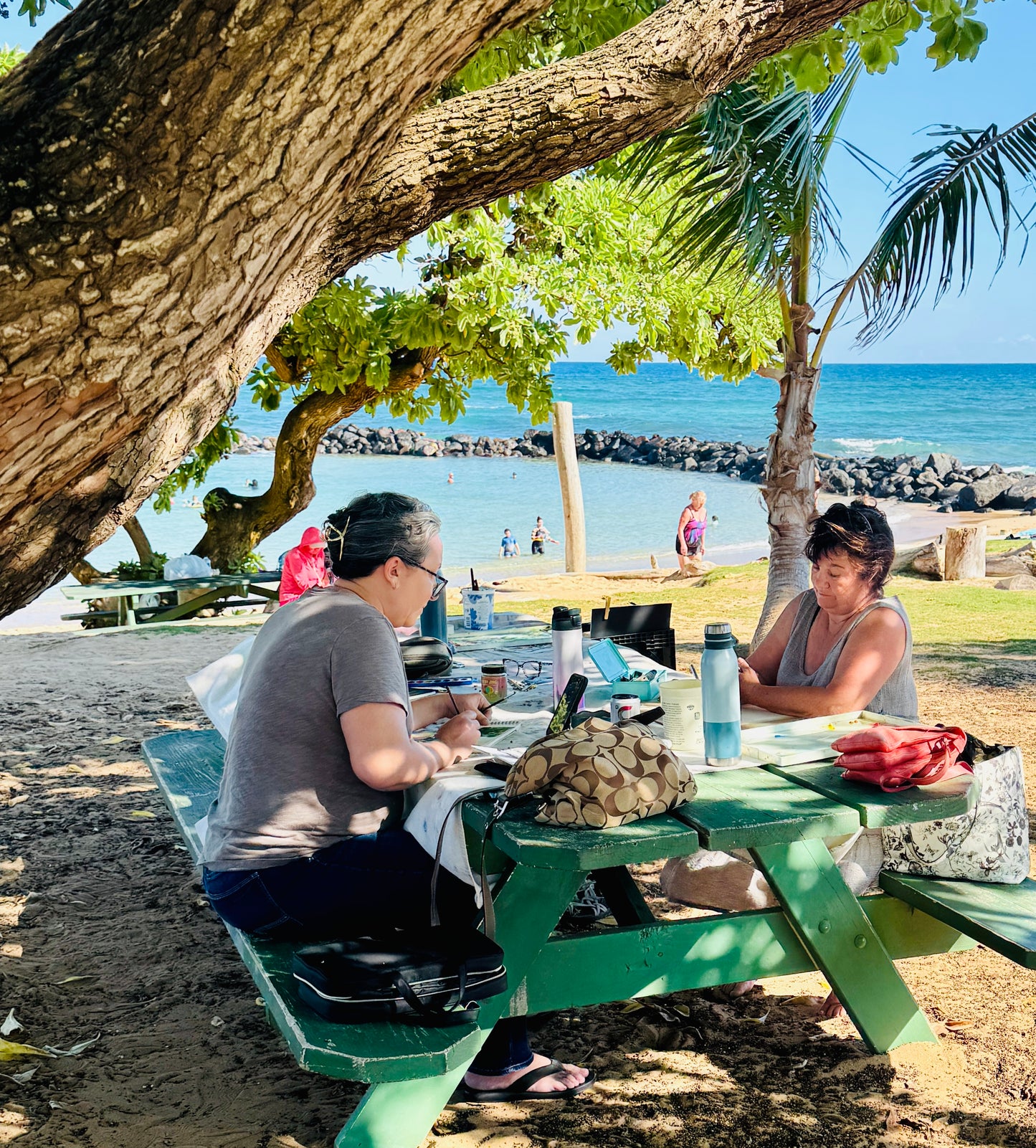 aa - PAINTING THE LAND & SEA WITH WATERCOLOR - six Tuesday mornings from 9:30 to 12:00, May 26th through July 7th, 2026.  (No class on Tuesday, June 2nd)
