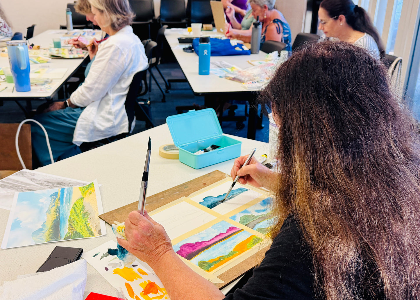 PAINTING KAUAI WITH WATERCOLOR - Six consecutive Tuesday mornings, 9:30 to 12:00,  October 21st through November 25th, 2025