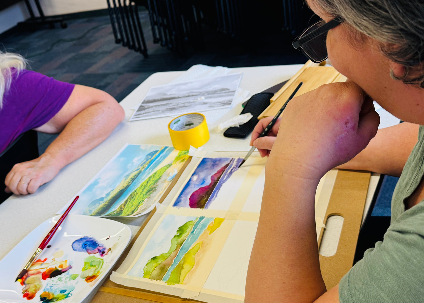 PAINTING KAUAI WITH WATERCOLOR - Six consecutive Tuesday mornings, 9:30 to 12:00,  October 21st through November 25th, 2025