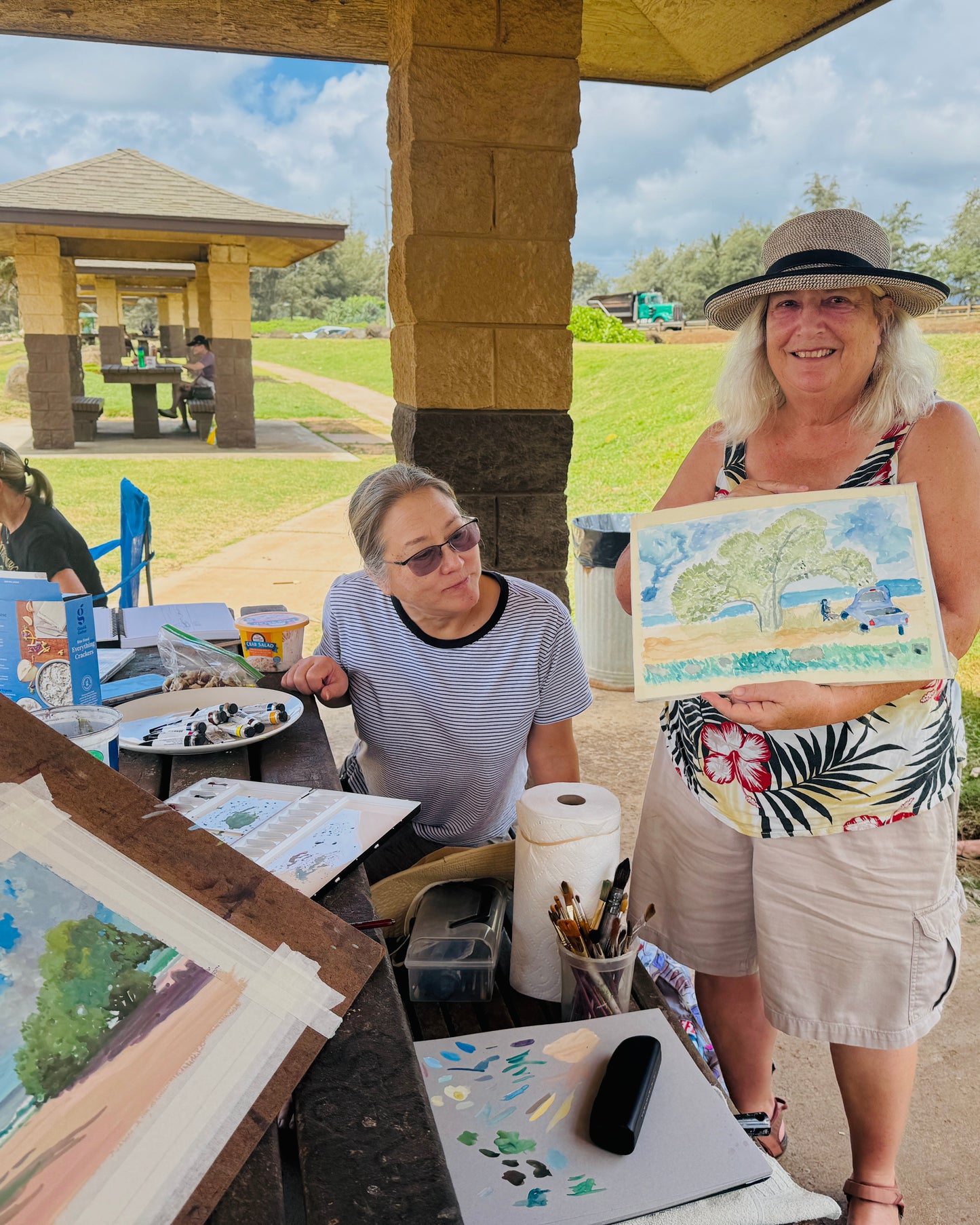aa - PAINTING THE LAND & SEA WITH WATERCOLOR - six Tuesday mornings from 9:30 to 12:00, August 11th through September 15th, 2026th, 2026.