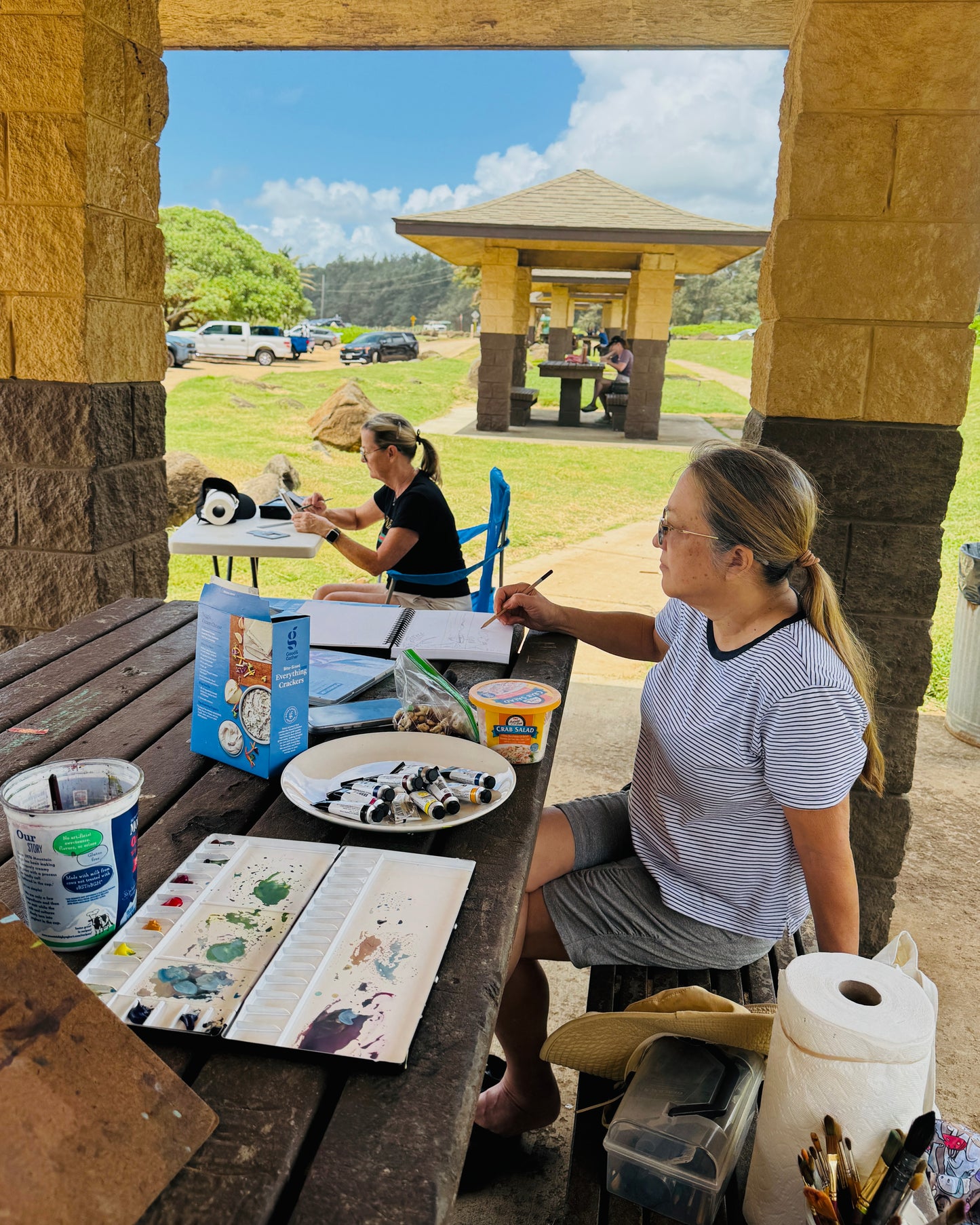 aa - PAINTING THE LAND & SEA WITH WATERCOLOR - six Tuesday mornings from 9:30 to 12:00, August 11th through September 15th, 2026th, 2026.