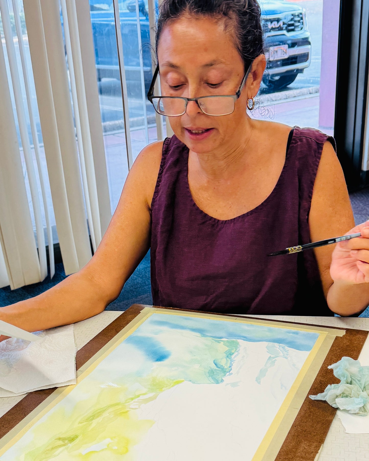 PAINTING KAUAI WITH WATERCOLOR - Six consecutive Tuesday mornings, 9:30 to 12:00,  October 21st through November 25th, 2025