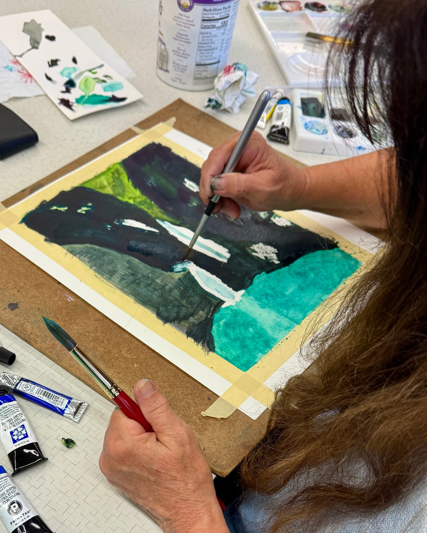 PAINTING KAUAI WITH WATERCOLOR - Six consecutive Tuesday mornings, 9:30 to 12:00,  October 21st through November 25th, 2025