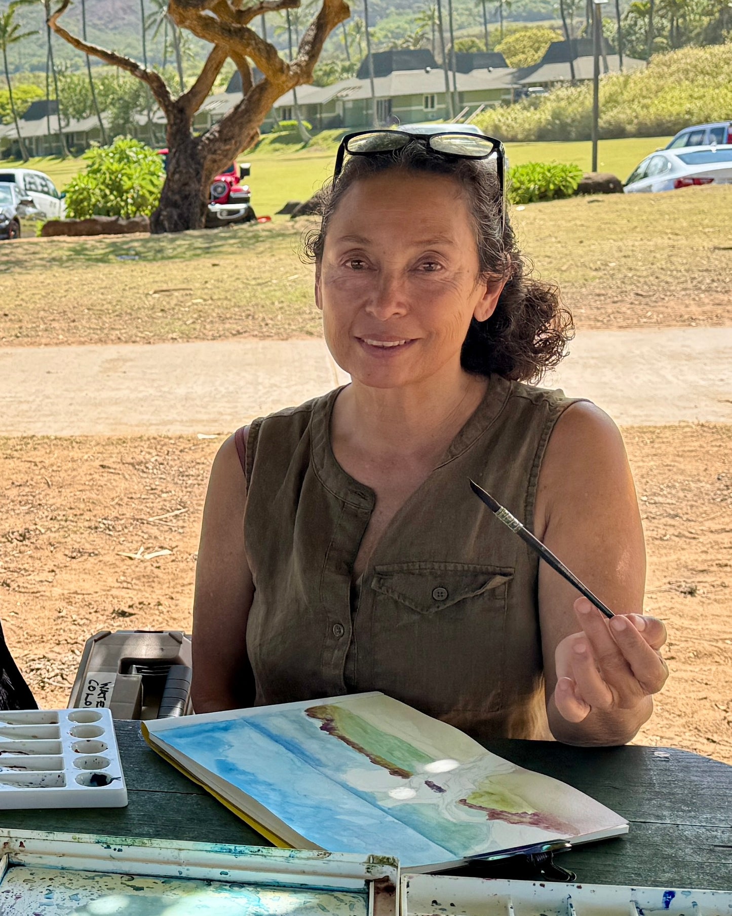 PAINTING KAUAI WITH WATERCOLOR - Six consecutive Tuesday mornings, 9:30 to 12:00,  October 21st through November 25th, 2025