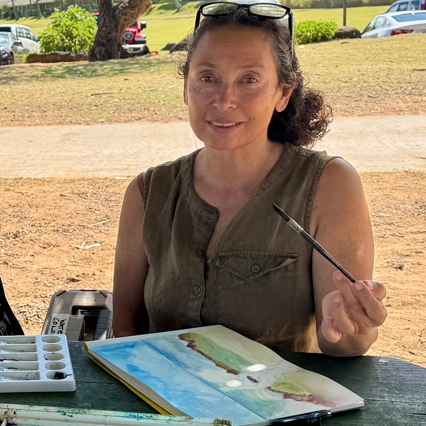 aa - PAINTING THE LAND & SEA WITH WATERCOLOR - six Tuesday mornings from 9:30 to 12:00, August 11th through September 15th, 2026th, 2026.
